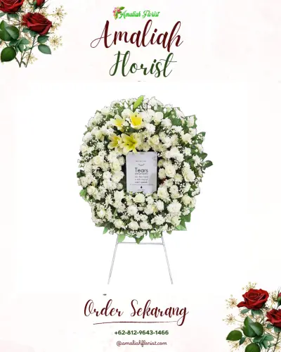 Krans Bunga Duka Cita di Barukan